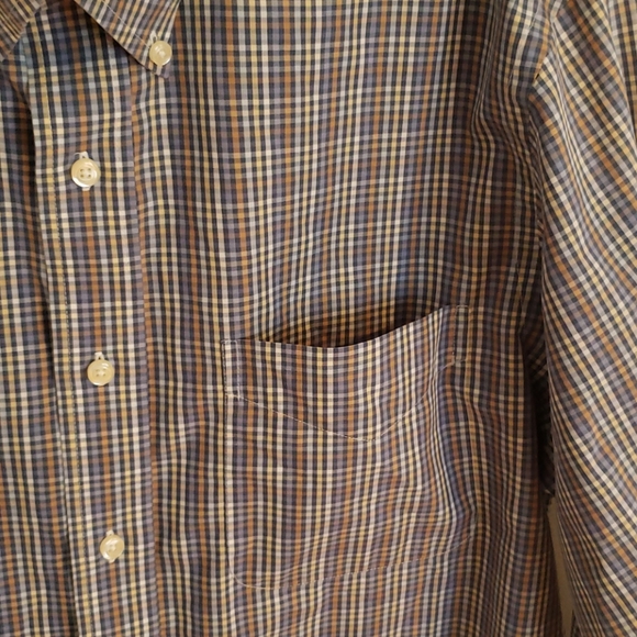 JOSEPH A BANK LONG SLEEVES BUTTON DOWN MEN’S SHIRT 100% COTTON - Picture 4 of 6